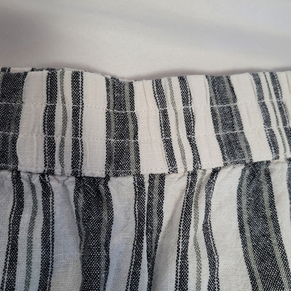 Maurices Women's Linen Blend Beachy Resortwear Striped Shorts Size XL - Picture 4 of 8